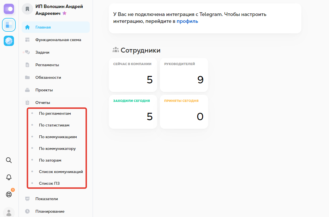 Как работать с отчетом 